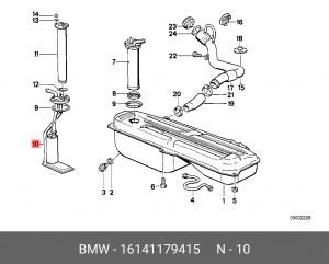 Насос электрический топливной системы 16 14 1 179 415 BMW