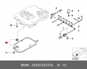 Фильтр масляный АКПП 24 34 1 423 376 BMW