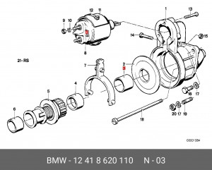 Деталь 12 41 8620110 BMW