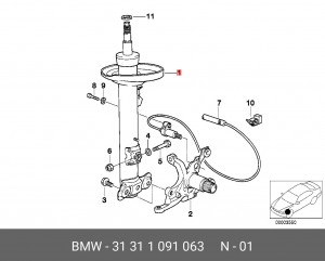Амортизатор 31 31 1 091 063 BMW