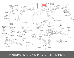 Фильтр салона 974064A910 HYUNDAI KIA