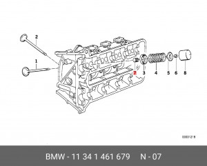 Колпачок маслосъемный 11 34 1 461 679 BMW