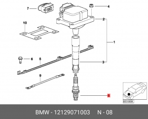 Свеча зажигания 12 12 9 071 003 BMW