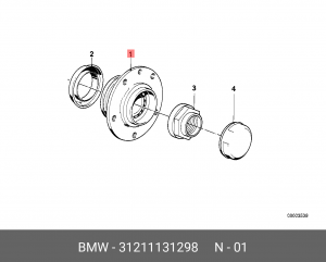 Ступица колеса 31 21 1 131 298 BMW