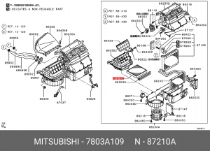 Освежитель воздуха 7803A109 MITSUBISHI