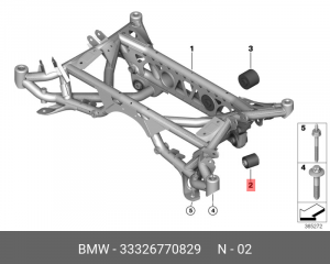 Сайлентблок 33 32 6 770 829 BMW