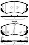 Колодки тормозные дисковые 58101-3CA70 HYUNDAI KIA