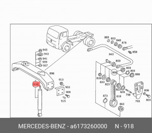 Амортизатор A6173260000 MERCEDES BENZ