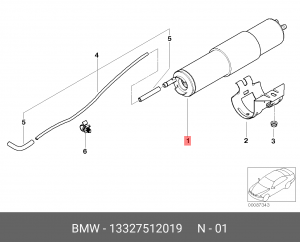 Фильтр топливный 13 32 7 512 019 BMW