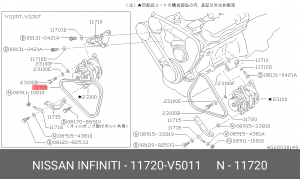 Ремень приводной 11720-V5011 NISSAN