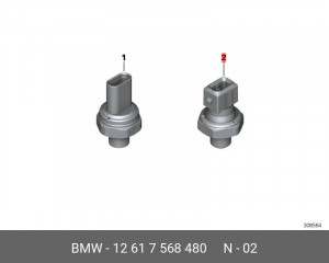Датчик давления масла 12 61 7 568 480 BMW