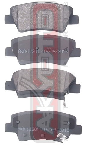 Колодки тормозные дисковые AKD-12201 AKYOTO