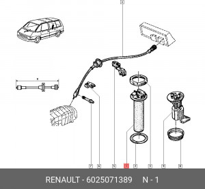 Деталь 6025071389 RENAULT