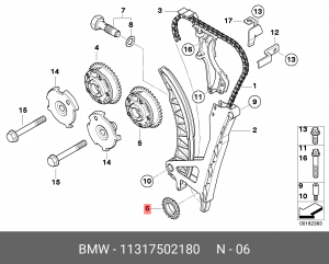 Звездочка ГРМ - газораспределительного механизма 11 31 7 502 180 BMW