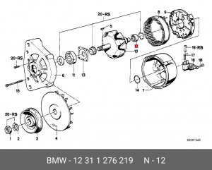 Подшипник 12 31 1 276 219 BMW