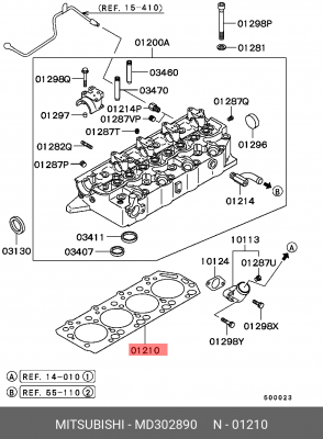 Прокладка ГБЦ MD302890 MITSUBISHI