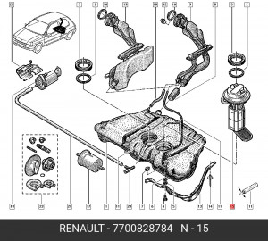 Деталь 7700828784 RENAULT