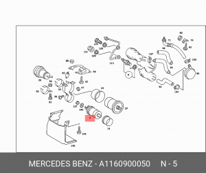 Насос электрический топливной системы A1160900050 MERCEDES BENZ