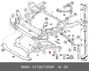 Рычаг подвески 31 12 6 773 949 BMW