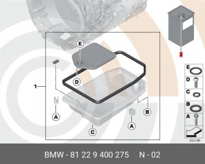 Масло трансмиссионное МКПП 81 22 9 400 275 BMW
