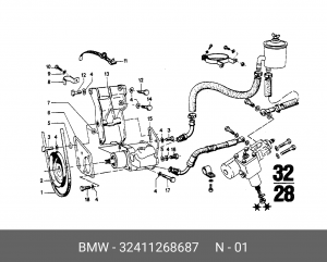 Ремень приводной 32 41 1 268 687 BMW