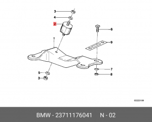 Сайлентблок 23 71 1 176 041 BMW