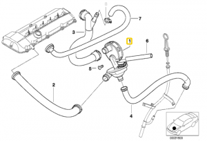 Клапан рециркуляции выхлопных газов EGR 11 61 1 432 558 BMW