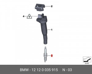 Свеча зажигания 12 12 0 035 915 BMW