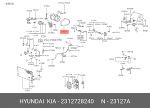Ремень приводной 23127-28240 HYUNDAI KIA