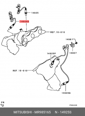 Датчик кислородный (лямбда-зонд) MR985165 MITSUBISHI