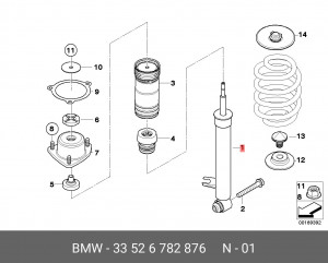Амортизатор подвески 33 52 6 782 876 BMW