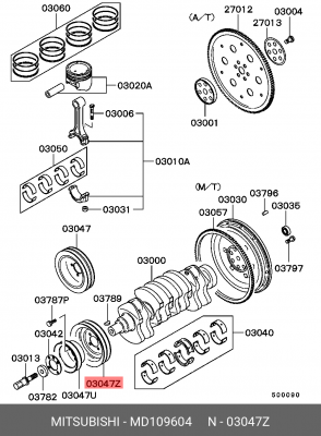 Деталь MD109604 MITSUBISHI