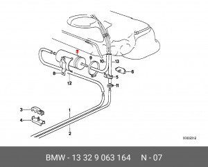 Фильтр топливный 13 32 9 063 164 BMW