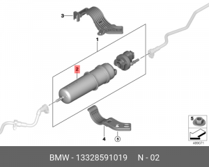 Фильтр топливный 13 32 8 591 019 BMW