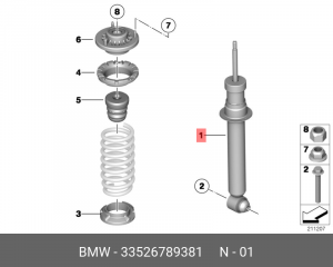 Амортизатор подвески 33 52 6 789 381 BMW