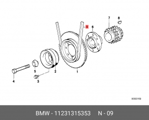 Ремень приводной 11 23 1 315 353 BMW