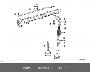 Колпачок маслосъемный 11 34 9 059 171 BMW