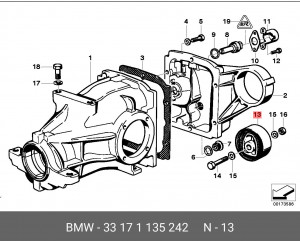 Сайлентблок 33 17 1 135 242 BMW