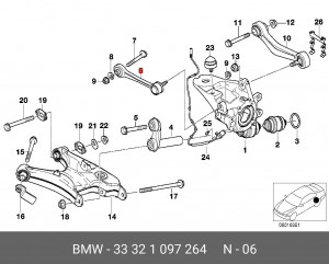 Рычаг подвески 33 32 1 097 264 BMW