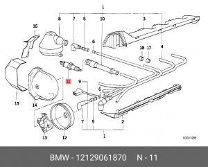 Свеча зажигания 12 12 9 061 870 BMW