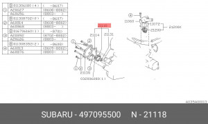 Деталь 497095500 SUBARU