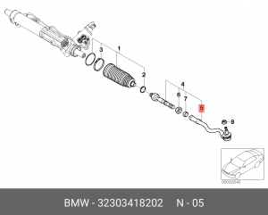 Наконечник рулевой тяги 32 30 3 418 202 BMW