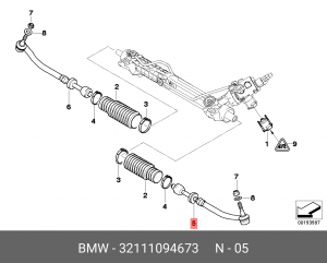 Тяга рулевая 32 11 1 094 673 BMW