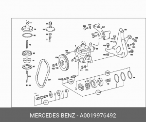 Ремень приводной A0019976492 MERCEDES BENZ