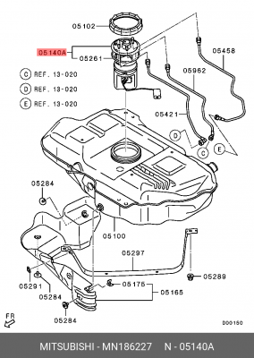 Деталь MN186227 MITSUBISHI