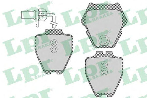 Колодки тормозные дисковые 05P1121 LPR