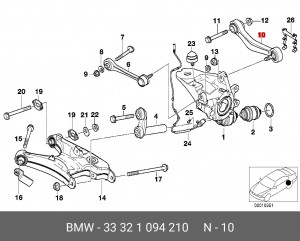 Рычаг подвески 33 32 1 094 210 BMW