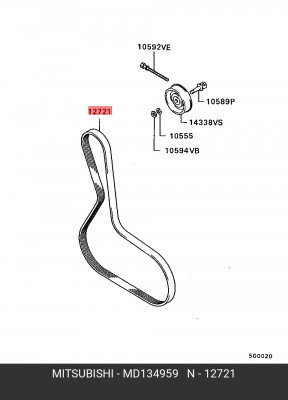 Ремень приводной MD134959 MITSUBISHI