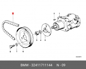 Ремень приводной 32 41 1 711 144 BMW