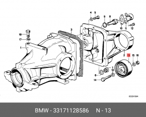 Сайлентблок 33 17 1 128 586 BMW